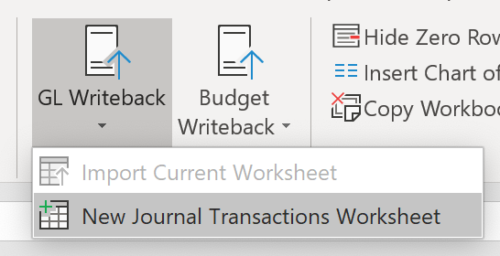 GL Writeback: create allocations, accruals and any type of GL entry right from Excel with Velixo Reports 4.0