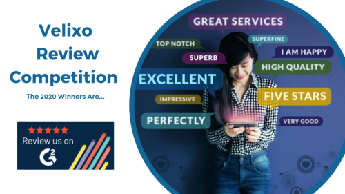Winners of our Velixo Review Competition on G2!