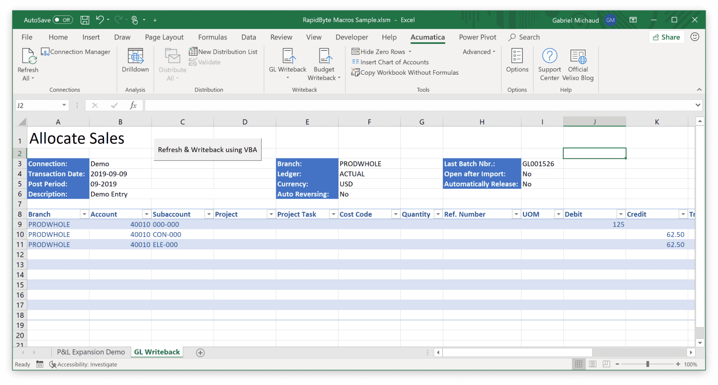 Excel Power Users, Rejoice! VBA Support is here! Velixo